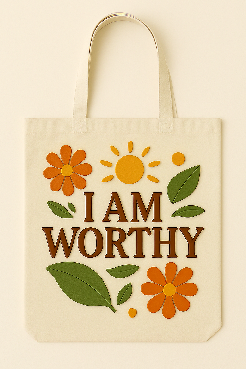 I Am Worthy – Empowerment Tote Bag
