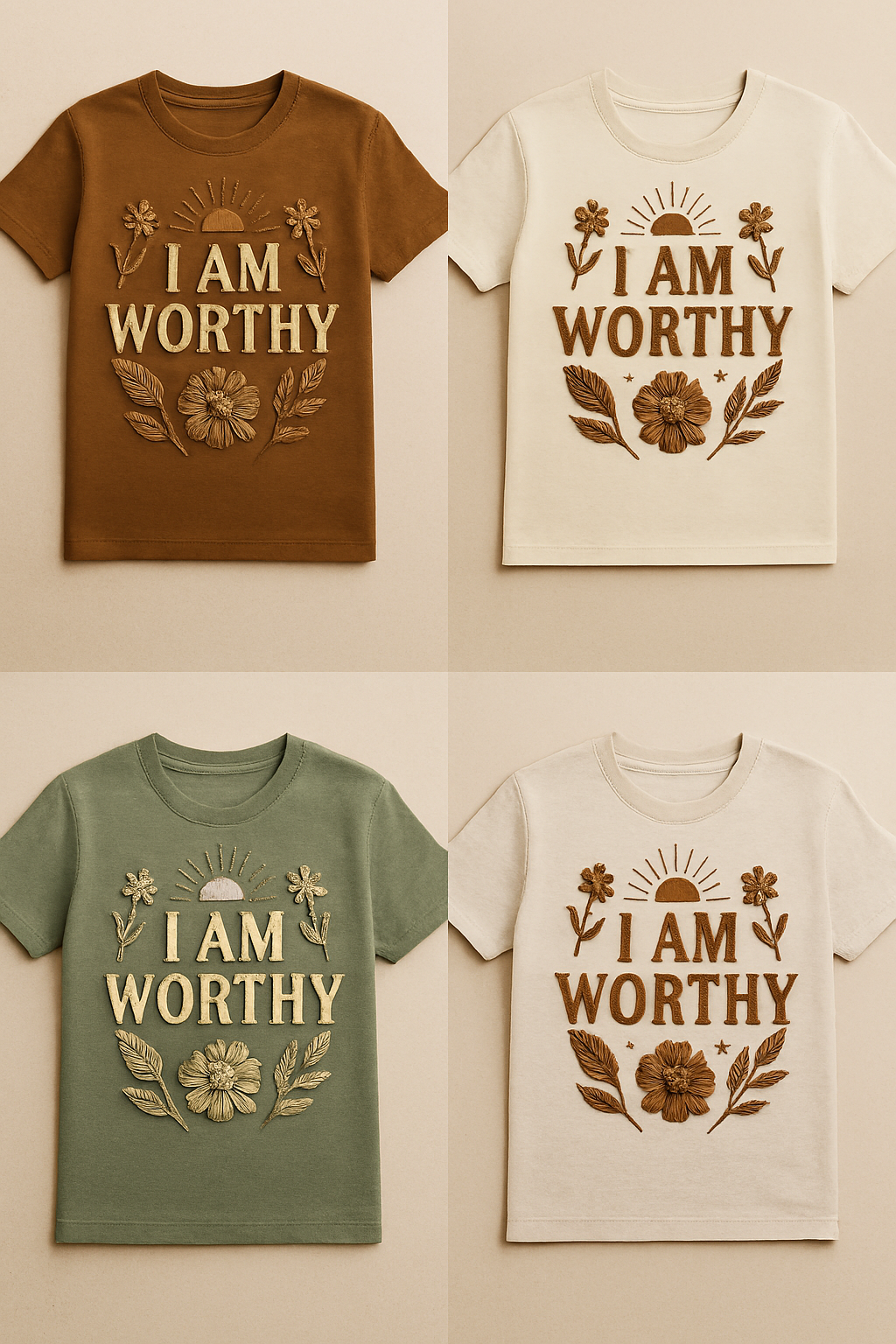 I Am Worthy – Empowerment T-Shirt